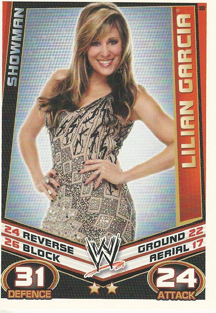 WWE Topps Slam Attax Rebellion 2012 Lillian Garcia #98