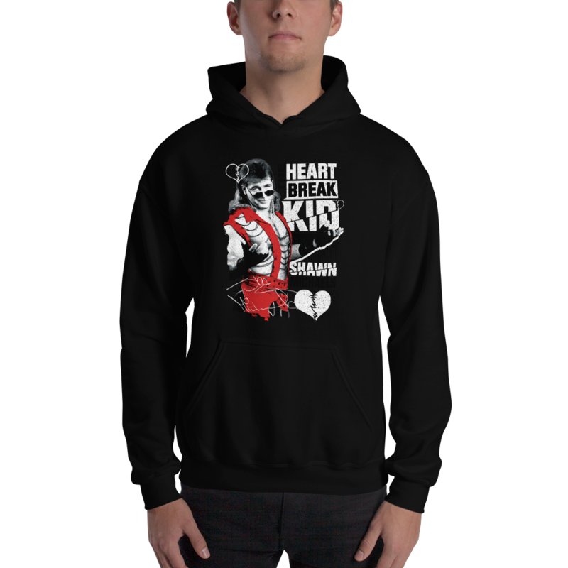 Shawn Michaels Old School Pullover Hoodie Sweatshirt