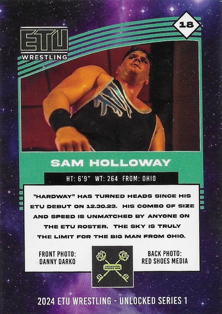 “Hardway” SAM Holloway trading card PW Catalog