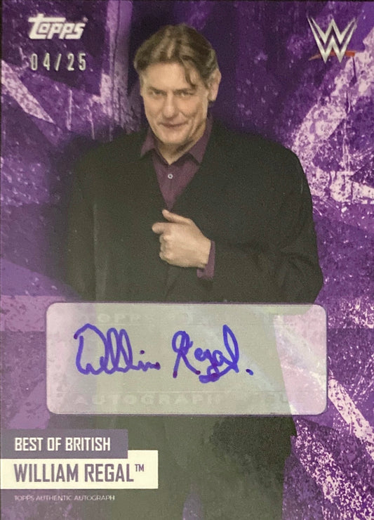 William Regal trading card PW Catalog