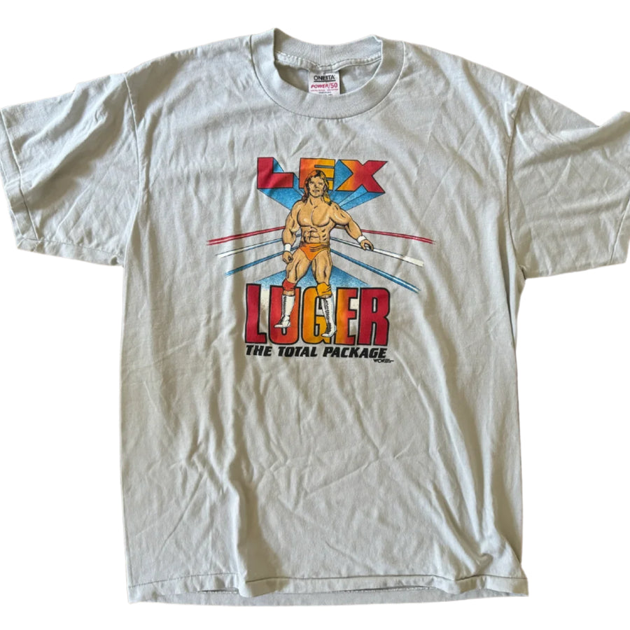 1990 WCW “The Total Package” Lex Luger T-Shirt Pwcatalog