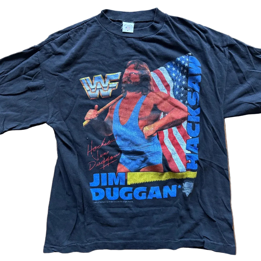 1992 WWF Hacksaw Jim Duggan T-shirt Pwcatalog