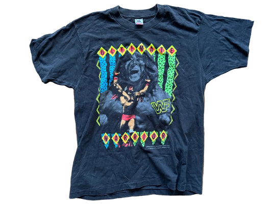 1990 WWF Ultimate Warrior T-Shirt Pwcatalog
