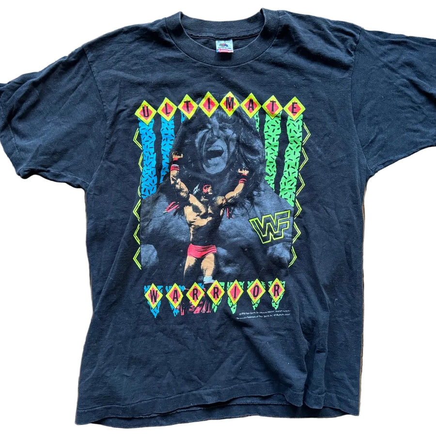 1990 WWF Ultimate Warrior T-Shirt Pwcatalog