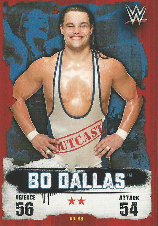 WWE Topps Slam Attax Takeover 2016 Bo Dallas #99