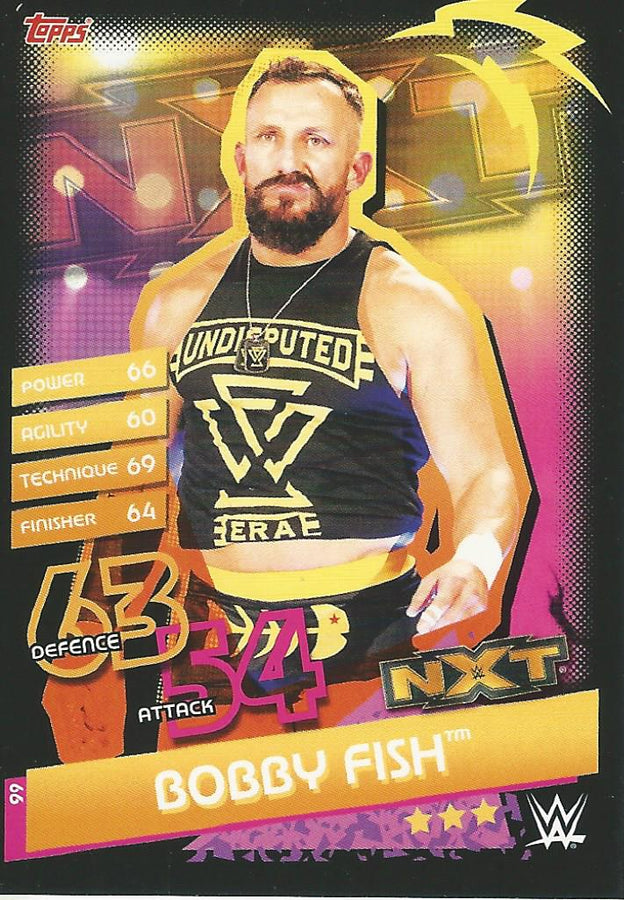 WWE Topps Slam Attax Reloaded 2020 Bobby Fish #99 NXT