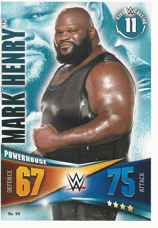 WWE Topps Slam Attax Rivals 2014 Mark Henry #99