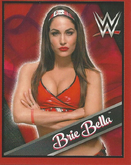 WWE Topps Then Now Forever 2016 Stickers Brie Bella #99
