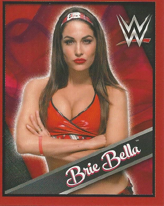 WWE Topps Then Now Forever 2016 Stickers Brie Bella #99