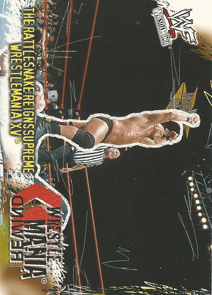 WWF Fleer Wrestlemania 2001 Stone Cold Steve Austin #99