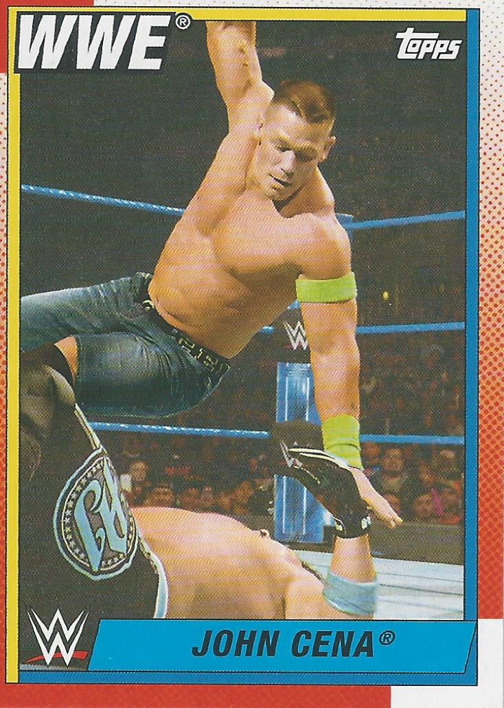 WWE Topps Heritage 2021 John Cena #99
