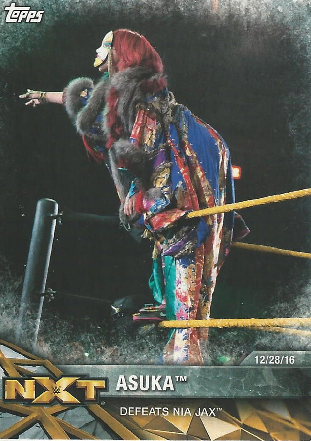 WWE Topps Women Division 2017 Asuka NXT-25 trading card PW Catalog
