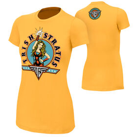 Trish Stratus "Stratusfaction" Women's Authentic T-Shirt T-Shirt PW Catalog