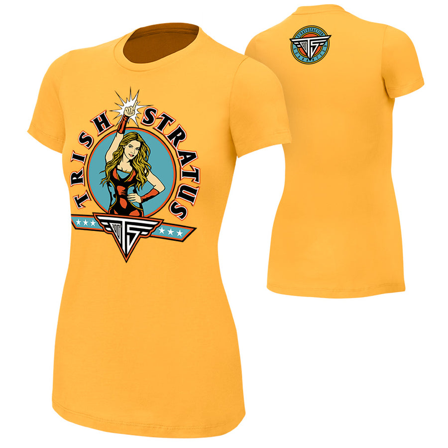 Trish Stratus "Stratusfaction" Women's Authentic T-Shirt T-Shirt PW Catalog