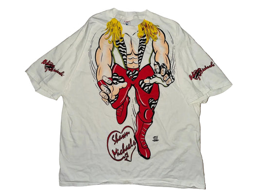 WWF 1995 “The Heartbreak Kid” Shawn Michaels T-Shirt Pwcatalog
