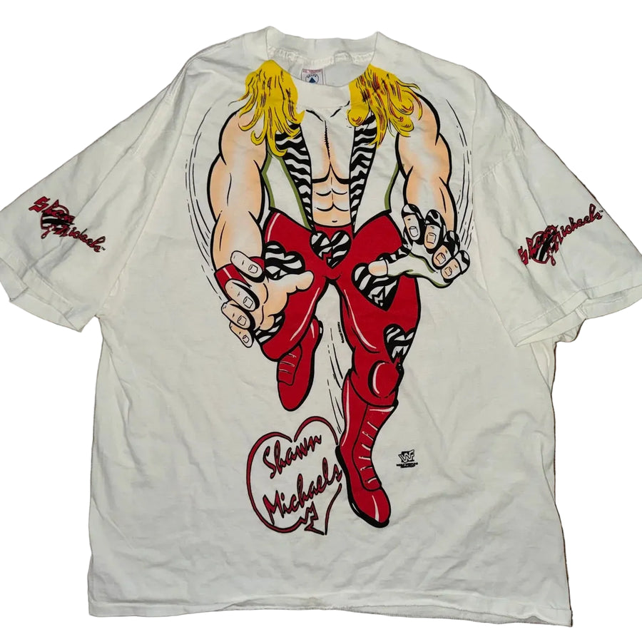 WWF 1995 “The Heartbreak Kid” Shawn Michaels T-Shirt Pwcatalog