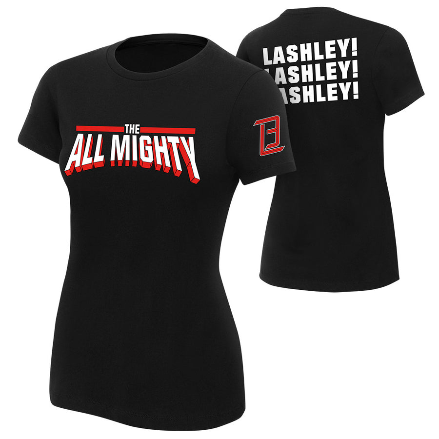 Bobby Lashley "The All Mighty" Women's Authentic T-Shirt T-Shirt PW Catalog