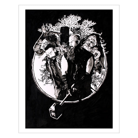 Bludgeon Brothers 11 x 14 Rob Schamberger Art Print Wall art PW Catalog