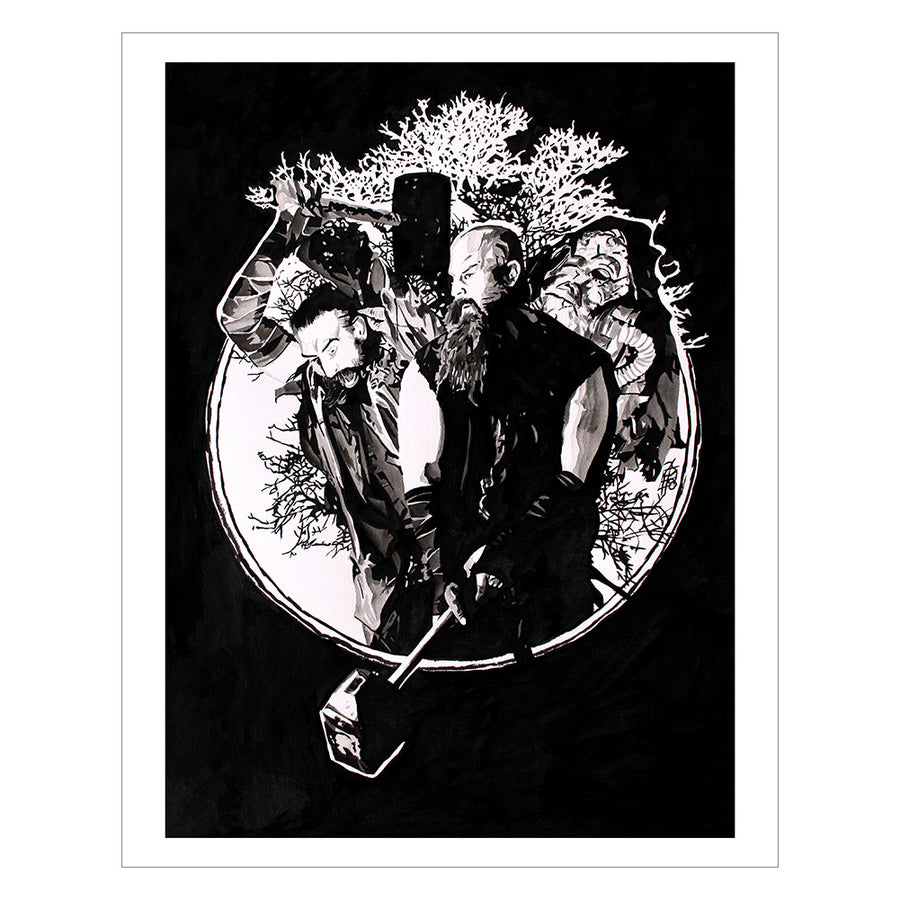 Bludgeon Brothers 11 x 14 Rob Schamberger Art Print