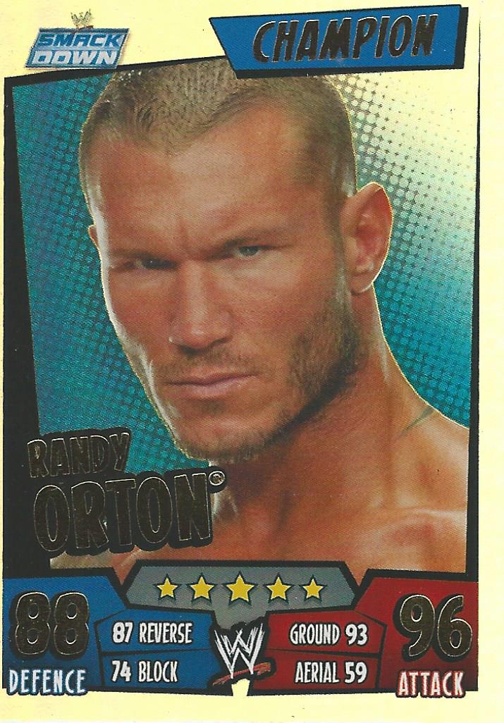 WWE Topps Slam Attax Rumble 2011 Champion Randy Orton #9