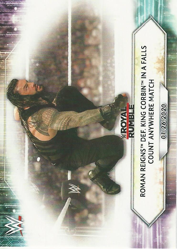 WWE Topps 2021 Roman Reigns #9