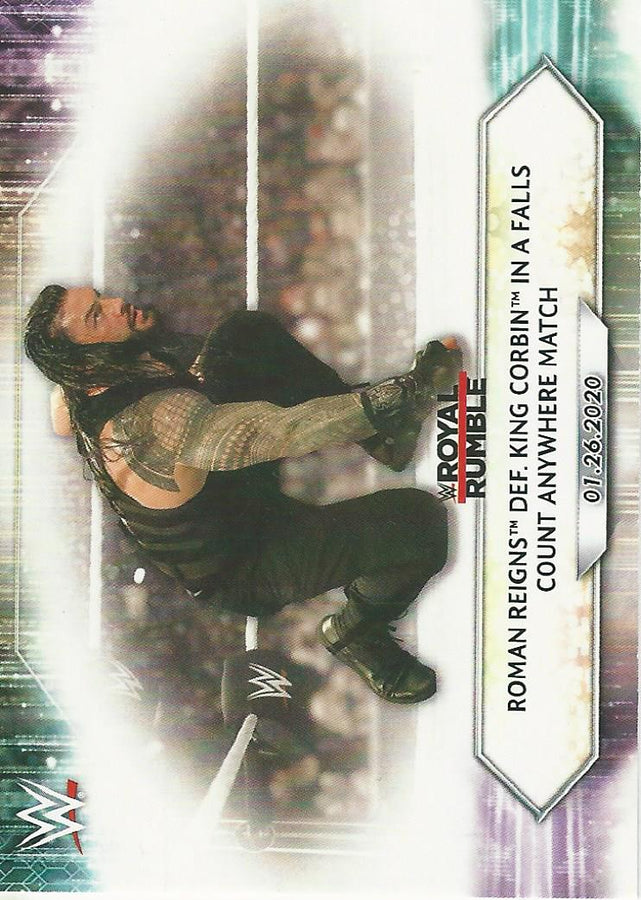 WWE Topps 2021 Roman Reigns #9