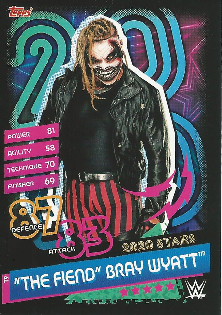 WWE Topps Slam Attax Reloaded 2020 Bray Wyatt T9 trading card PW Catalog