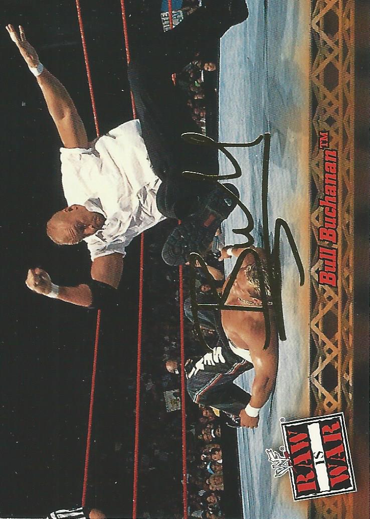 WWF Fleer Raw 2001 Bull Buchanan #9