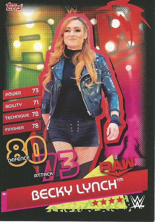 WWE Topps Slam Attax Reloaded 2020 Becky Lynch #9