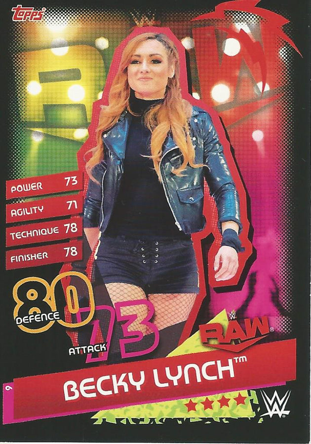 WWE Topps Slam Attax Reloaded 2020 Becky Lynch #9