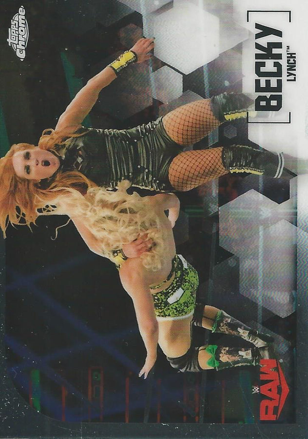 WWE Topps Chrome 2020 Becky Lynch #9