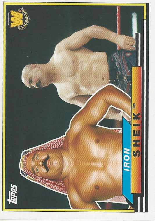 WWE Topps Heritage 2018 Iron Sheik BL-21 trading card PW Catalog