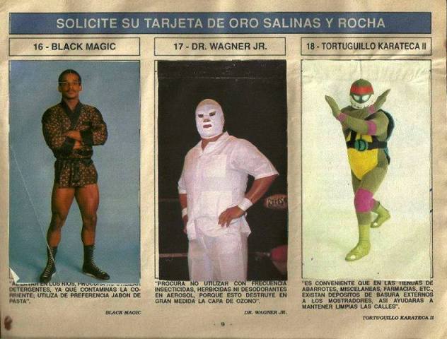 Super Album de Luchas Stickers Album 1991 From Mexico Stickers Album PW Catalog