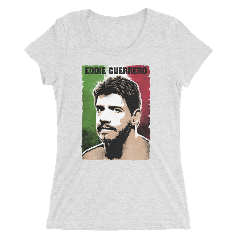 Eddie Guerrero "Photo" Women's Tri-Blend T-shirt