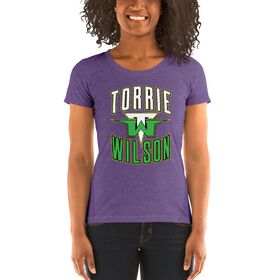 Torrie Wilson "Logo" Women's Tri-Blend T-shirt T-Shirt PW Catalog