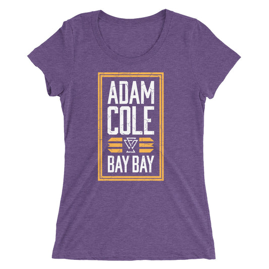 Adam Cole "Bay Bay" Women's Tri-Blend T-shirt T-Shirt PW Catalog