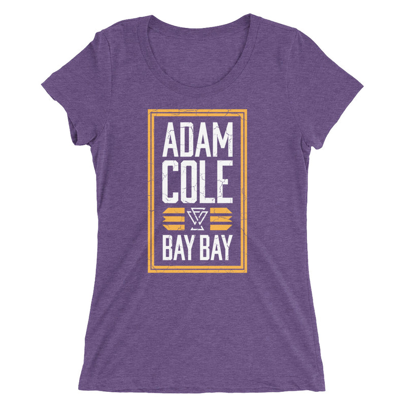 Adam Cole "Bay Bay" Women's Tri-Blend T-shirt