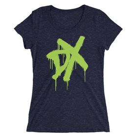 D-Generation X "Spraypaint" Women's Tri-Blend T-Shirt T-Shirt PW Catalog