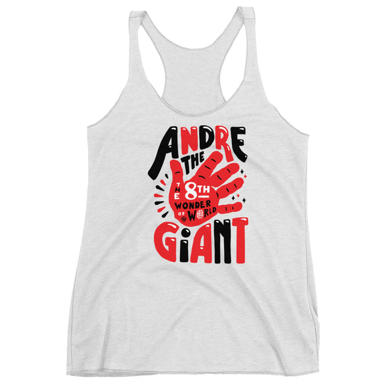 Andre the Giant "8th Wonder Illustrated" Women's Racerback Tank Top