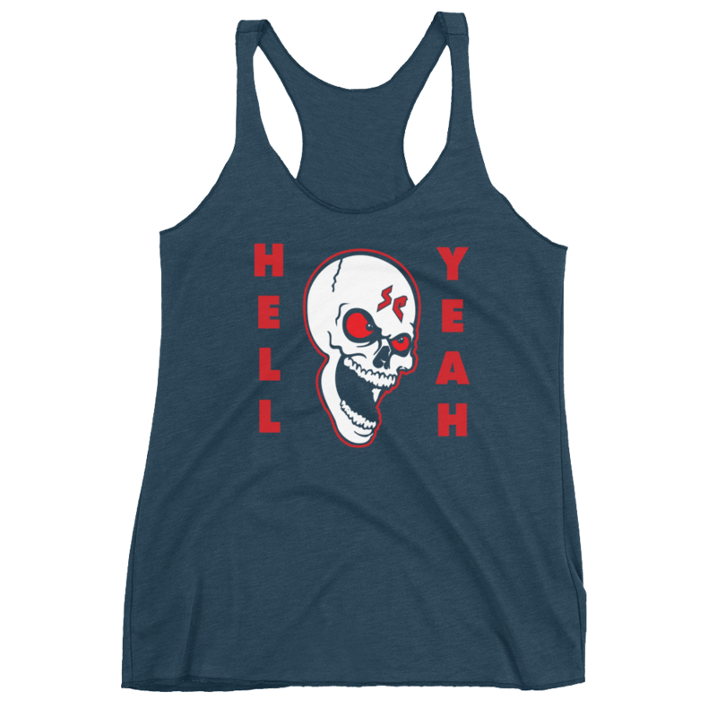 Stone Cold Steve Austin "Hell Yeah" Women's Racerback Tank Top
