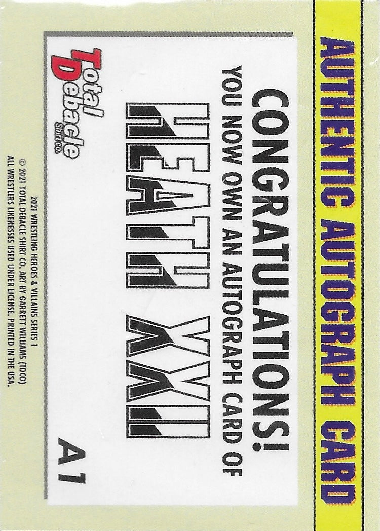 Heath Xxii trading card PW Catalog