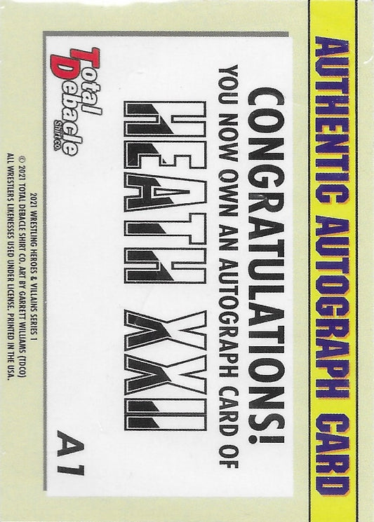 Heath Xxii trading card PW Catalog