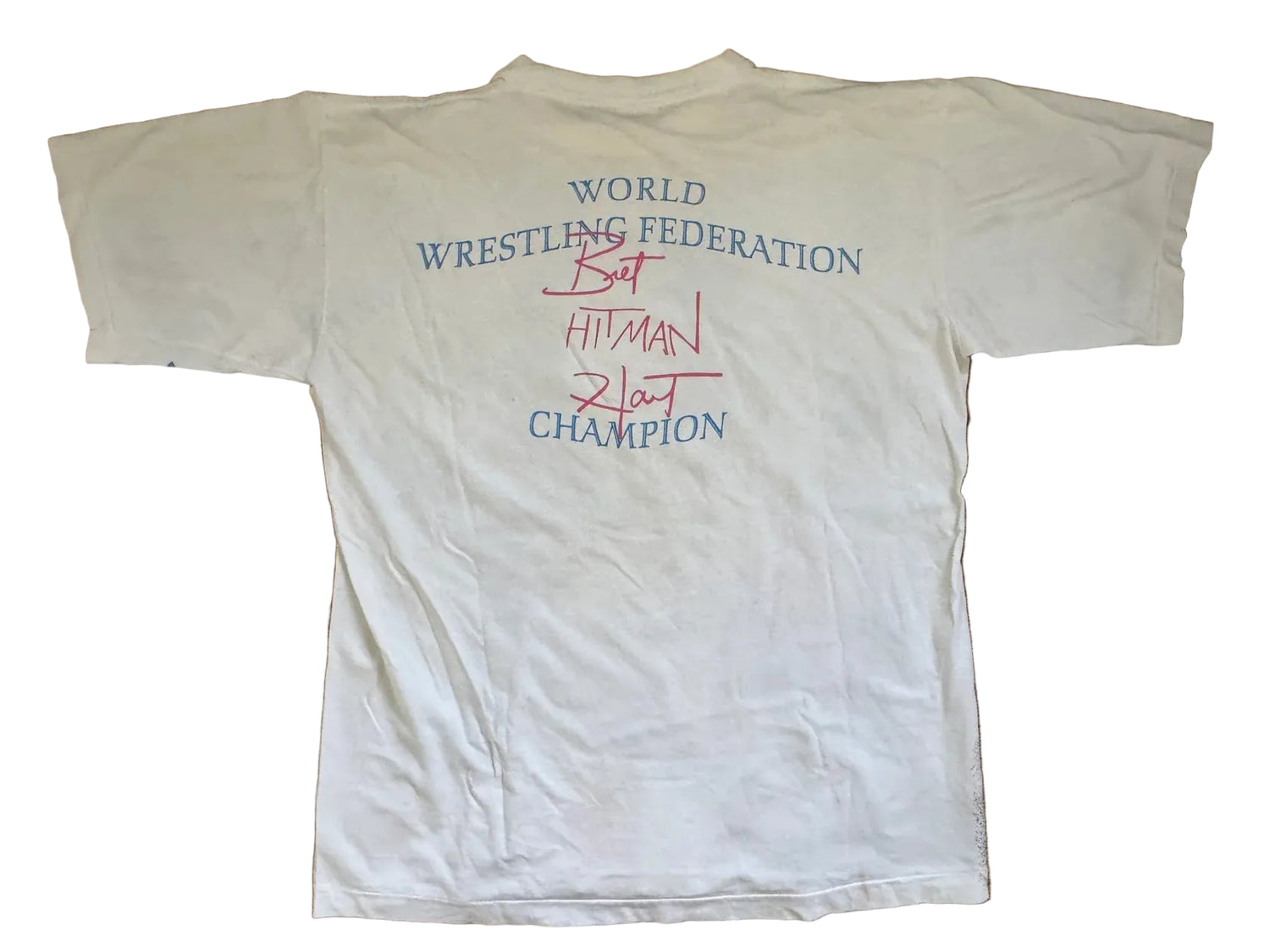 1994 WWF Bret “The Hitman” Hart T-Shirt Pwcatalog