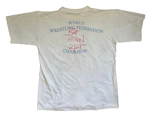 1994 WWF Bret “The Hitman” Hart T-Shirt Pwcatalog