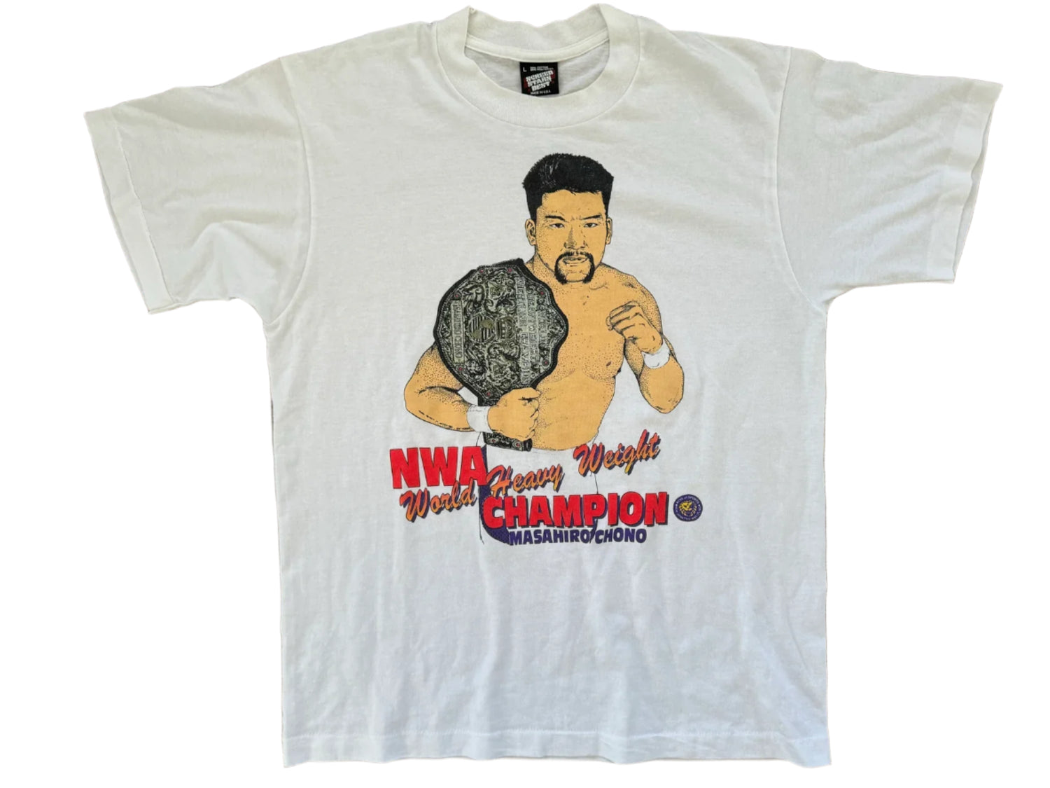 1992 NJPW Masahiro Chono NWA World Heavyweight Champion T-Shirt Pwcatalog