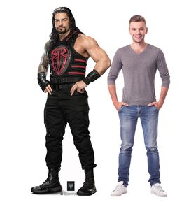 Roman Reigns Black & Red Vest Standee