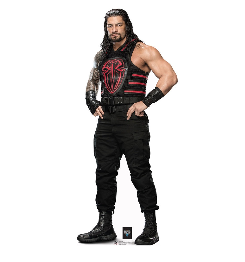 Roman Reigns Black & Red Vest Standee