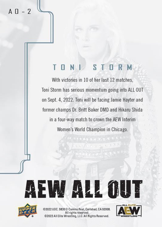 Toni Storm Trading Card PWcatalog