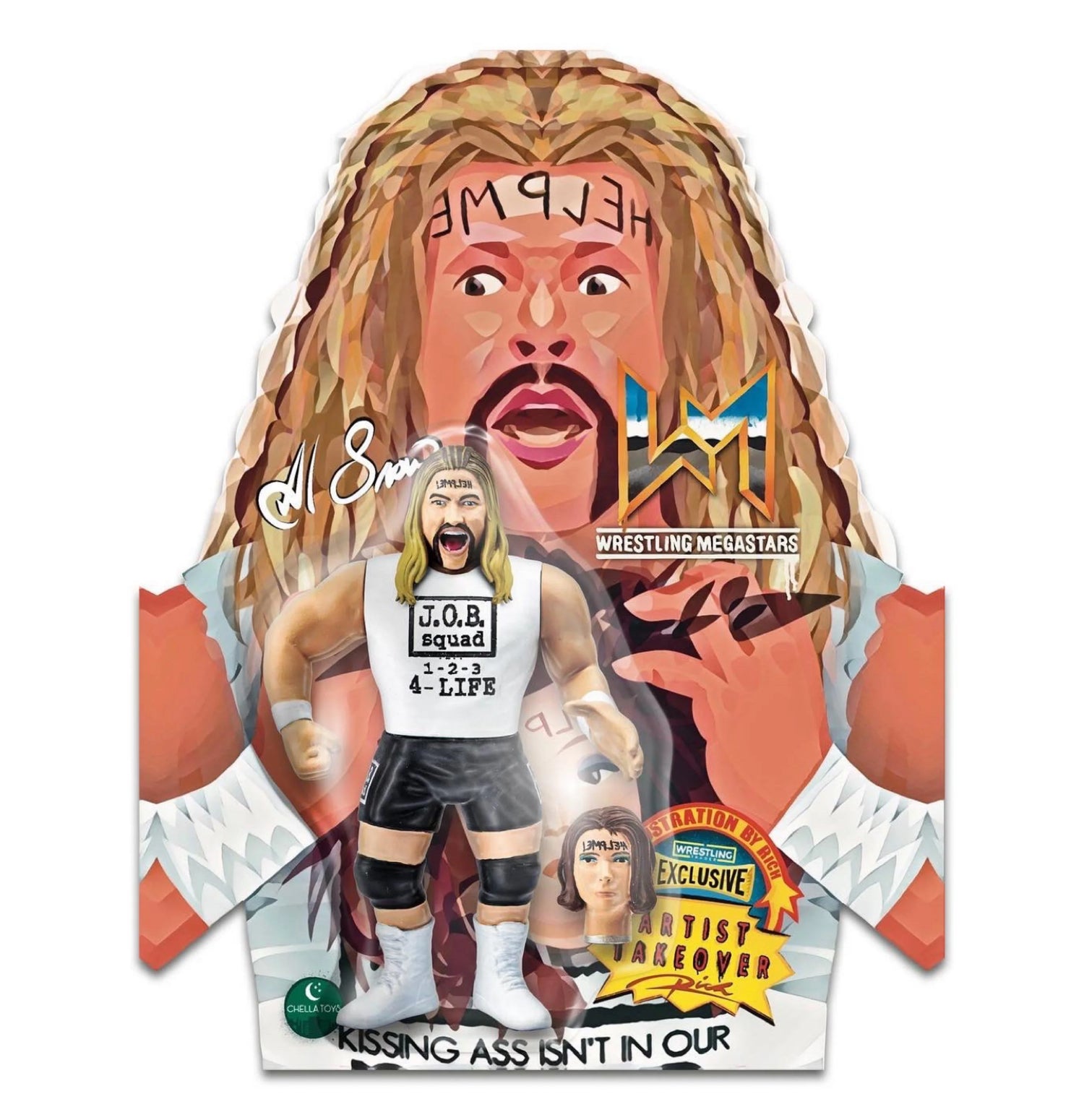 Chella Toys Wrestling Megastars Series 2 Al Snow [Variant Card #1] Action & Toy Figures Pwcatalog