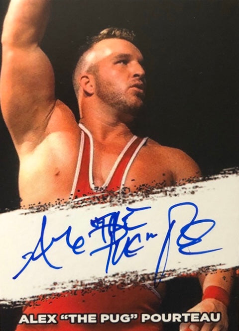 Alex “the PUG” Pourteau trading card PW Catalog